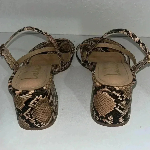 Lulus snake print sandals size 8 - Picture 4 of 5